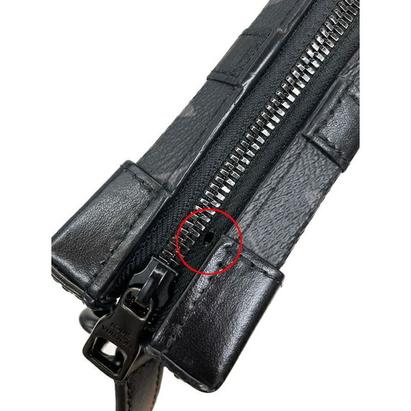 Louis Vuitton Soft Trunk Wallet Eclipse Shoulder Bag Black - Picture 9 of 9